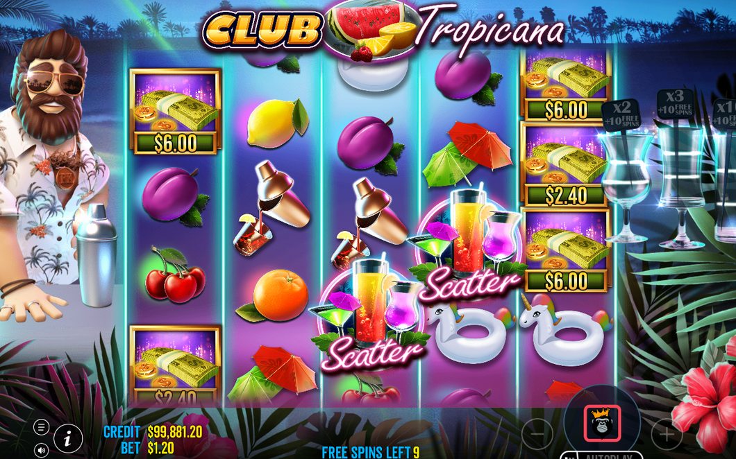 Free spins med Wild-symboler som samlar Money-värden